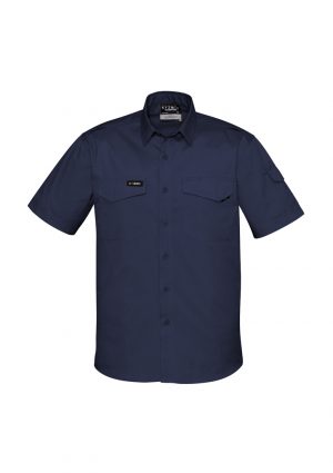 The Syzmik Mens Rugged Cooling Shirt is a square weave cotton ripstop shirt.  4 colours.  XXS - 7XL.  Great branded Syzmik tradie work shirts.