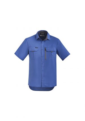 The Syzmik Mens Outdoor Short Sleeve Shirt is a 100% polyester ripstop lightweight work shirt.  6 colours.  XXS - 7XL.  Great branded long sleeve work shirts.