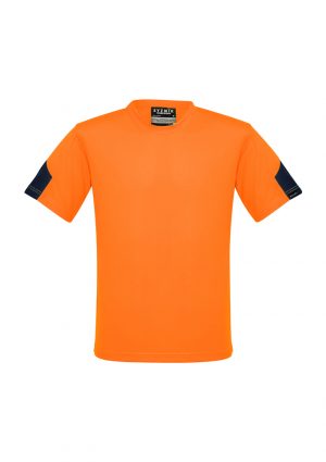 ZW505 Syzmik Hi Vis Squad T Shirt - Orange/Navy The Syzmik Hi Vis Squad T Shirt is a 145gsm, polyester hi vis tee. 2 colours. XS - 7XL. Great branded hi vis tees and workwear from Syzmik.