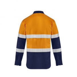 The Syzmik Mens Lightweight Bio Motion Shirt is a lightweight cotton twill shirt with bio motion arm taping.  Mesh vents.  2 hi vis colour options. 