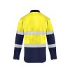 ZW520 Syzmik Mens Lightweight Bio Motion Shirt – Yellow/Navy – Promotrenz