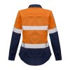ZW720 Syzmik Womens Rugged Cooling Taped Hi Vis Spliced Shirt Orange/Navy – Promotrenz