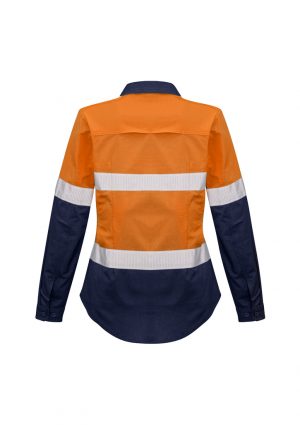 The Syzmik Womens Rugged Cooling Taped Hi Vis Spliced Shirt is a square weave cotton ripstop shirt. 2 colours. 8 - 24. Great hi vis womens workwear.