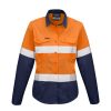 ZW720 Syzmik Womens Rugged Cooling Taped Hi Vis Spliced Shirt