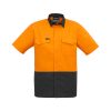 The Syzmik Mens Rugged Cooling Hi Vis Spliced Shirt is a square weave cotton ripstop hi vis shirt.  4 colours.  XXS - 7XL.  Great branded hi vis wear.