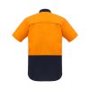 ZW815 Syzmik Mens Rugged Cooling Hi Vis Spliced Shirt orange/Navy – Promotrenz