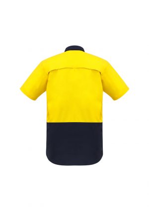 The Syzmik Mens Rugged Cooling Hi Vis Spliced Shirt is a square weave cotton ripstop hi vis shirt.  4 colours.  XXS - 7XL.  Great branded hi vis wear.