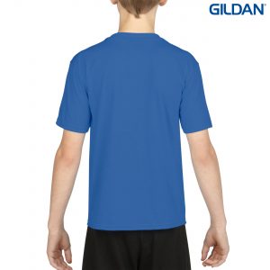The Gildan Performance Youth T-Shirt is a 100% Polyester driwear tee. XS-XL. 7 colours. Great performance tees from Gildan. Ladies and Mens styles available.