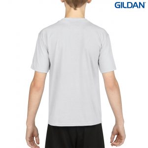 The Gildan Performance Youth T-Shirt is a 100% Polyester driwear tee. XS-XL. 7 colours. Great performance tees from Gildan. Ladies and Mens styles available.