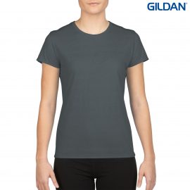 The Gildan Performance Ladies T-Shirt is a 100% Polyester driwear tee.  XS-XL.  7 colours.  Great performance tees from Gildan.  Kids and Mens styles available.