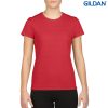 42000L Gildan Performance Ladies T-Shirt – Red