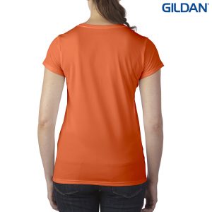 The Gildan Performance Ladies V-Neck Tech T-Shirt is a semi fitted, polyester ladies tee.  XS - 3XL.  7 colours.  Great branded performance tees from Gildan.