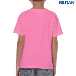 The Gildan Heavy Cotton Youth T Shirt is a 50% cotton/50% polyester tee. Sizes 8 - 16. 26 colours. Great cost effective kids tees for printing and events.