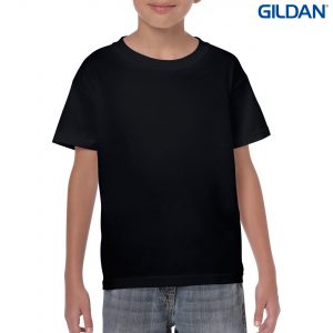 The Gildan Heavy Cotton Youth T Shirt is a 50% cotton/50% polyester tee. Sizes 8 - 16. 26 colours. Great cost effective kids tees for printing and events.