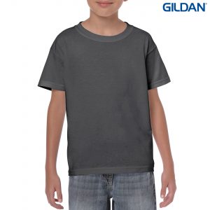 The Gildan Heavy Cotton Youth T Shirt is a 50% cotton/50% polyester tee. Sizes 8 - 16. 26 colours. Great cost effective kids tees for printing and events.