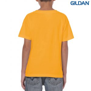 The Gildan Heavy Cotton Youth T Shirt is a 50% cotton/50% polyester tee. Sizes 8 - 16. 26 colours. Great cost effective kids tees for printing and events.