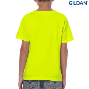 The Gildan Heavy Cotton Youth T Shirt is a 50% cotton/50% polyester tee. Sizes 8 - 16. 26 colours. Great cost effective kids tees for printing and events.