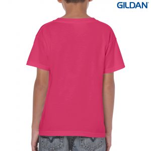 The Gildan Heavy Cotton Youth T Shirt is a 50% cotton/50% polyester tee. Sizes 8 - 16. 26 colours. Great cost effective kids tees for printing and events.