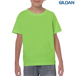 5000B_5000BLI_A1 The Gildan Heavy Cotton Youth T Shirt is a 50% cotton/50% polyester tee. Sizes 8 - 16. 26 colours. Great cost effective kids tees for printing and events.