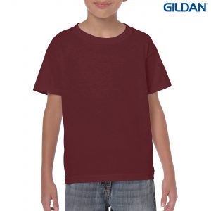 The Gildan Heavy Cotton Youth T Shirt is a 50% cotton/50% polyester tee. Sizes 8 - 16. 26 colours. Great cost effective kids tees for printing and events.