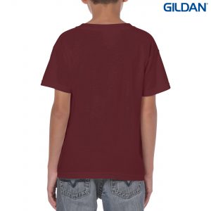 The Gildan Heavy Cotton Youth T Shirt is a 50% cotton/50% polyester tee. Sizes 8 - 16. 26 colours. Great cost effective kids tees for printing and events.