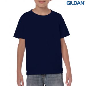 The Gildan Heavy Cotton Youth T Shirt is a 50% cotton/50% polyester tee. Sizes 8 - 16. 26 colours. Great cost effective kids tees for printing and events.