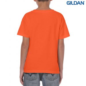 The Gildan Heavy Cotton Youth T Shirt is a 50% cotton/50% polyester tee. Sizes 8 - 16. 26 colours. Great cost effective kids tees for printing and events.