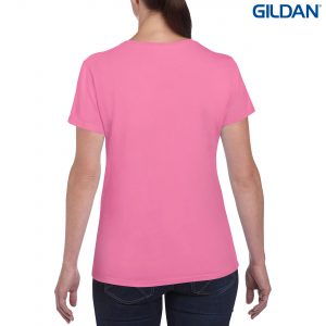 The Gildan Heavy Cotton Ladies T Shirt is a 180gsm cotton tee. Mens and kids available too. 20 colours. S - 3XL. Great branded heavy cotton tees from Gildan.