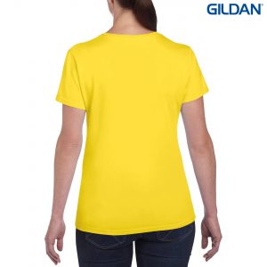 The Gildan Heavy Cotton Ladies T Shirt is a 180gsm cotton tee. Mens and kids available too. 20 colours. S - 3XL. Great branded heavy cotton tees from Gildan.
