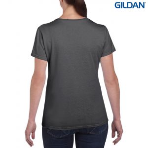 The Gildan Heavy Cotton Ladies T Shirt is a 180gsm cotton tee. Mens and kids available too. 20 colours. S - 3XL. Great branded heavy cotton tees from Gildan.