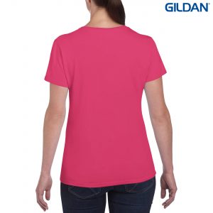 The Gildan Heavy Cotton Ladies T Shirt is a 180gsm cotton tee. Mens and kids available too. 20 colours. S - 3XL. Great branded heavy cotton tees from Gildan.