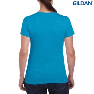 The Gildan Heavy Cotton Ladies T Shirt is a 180gsm cotton tee. Mens and kids available too. 20 colours. S - 3XL. Great branded heavy cotton tees from Gildan.