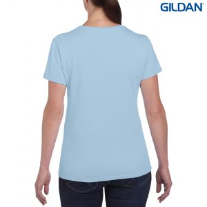 The Gildan Heavy Cotton Ladies T Shirt is a 180gsm cotton tee. Mens and kids available too. 20 colours. S - 3XL. Great branded heavy cotton tees from Gildan.
