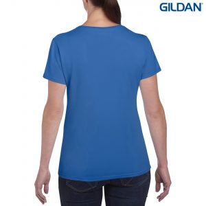 The Gildan Heavy Cotton Ladies T Shirt is a 180gsm cotton tee. Mens and kids available too. 20 colours. S - 3XL. Great branded heavy cotton tees from Gildan.