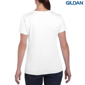 The Gildan Heavy Cotton Ladies T Shirt is a 180gsm cotton tee. Mens and kids available too. 20 colours. S - 3XL. Great branded heavy cotton tees from Gildan.