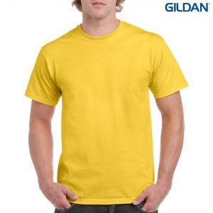 The Gildan Heavy Cotton Adult T Shirt is a 180gsm cotton tee.  Ladies and kids available too.  34 colours.  S - 5XL.  Great branded heavy cotton tees from Gildan.