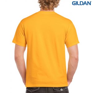 The Gildan Heavy Cotton Adult T Shirt is a 180gsm cotton tee.  Ladies and kids available too.  34 colours.  S - 5XL.  Great branded heavy cotton tees from Gildan.