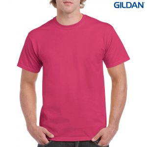 The Gildan Heavy Cotton Adult T Shirt is a 180gsm cotton tee.  Ladies and kids available too.  34 colours.  S - 5XL.  Great branded heavy cotton tees from Gildan.