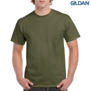 The Gildan Heavy Cotton Adult T Shirt is a 180gsm cotton tee. Ladies and kids available too. 34 colours. S - 5XL. Great branded heavy cotton tees from Gildan.