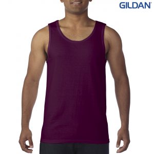 The Gildan Heavy Cotton Adult Singlet is a 180gsm 100% cotton jersey adult singlet. 8 colours. Great cost effective adult tank tops ready for branding.
