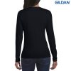 64400L Gildan Softstyle Ladies Long Sleeve T Shirt Black – Promotrenz