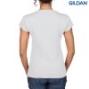 64V00L Gildan Softstyle Ladies V-Neck T Shirt White – Promotrenz