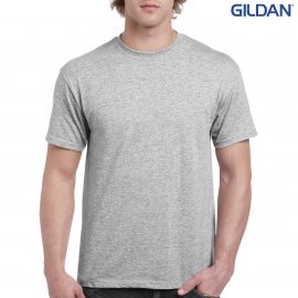 The Gildan Hammer Adult T Shirt is a 100% cotton preshrunk jersey knit tee.  Classic fit.  S - 5XL.  Great printable cotton tees from Gildan.