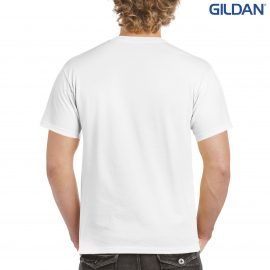 The Gildan Hammer Adult T Shirt is a 100% cotton preshrunk jersey knit tee.  Classic fit.  S - 5XL.  Great printable cotton tees from Gildan.