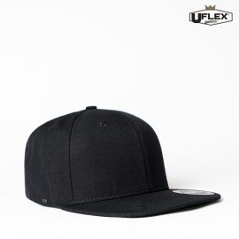 The UFlex Snap Back 6 Flat Peak Cap is an acrylic/wool constructed 6 panel cap.  Embroidery or transfer recommended.  9 colours. Great branded caps.
