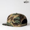 HU15606 UFlex Snap Back 6 Flat Peak Cap – Camo – Promotrenz