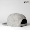 HU15606 UFlex Snap Back 6 Flat Peak Cap – Grey Melange –  Promotrenz