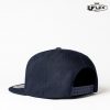 HU15606 UFlex Snap Back 6 Flat Peak Cap – Navy – Promotrenz