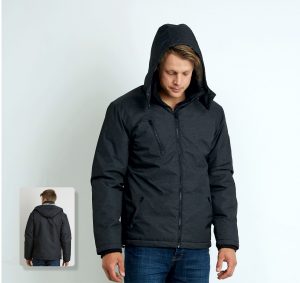 The Aurora Coronet Jacket is a 2 layer bonded outer.  Water resistant and breathable.  Available in Charcoal and Black.  Sizes XXS - 5XL.  Great winter jackets from Aurora range.