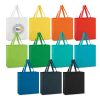 The Trends Collection Carnaby Cotton Tote Bag is an environmentally friendly supermarket bag.  11 colours.  Branded retail bags with company logo.
